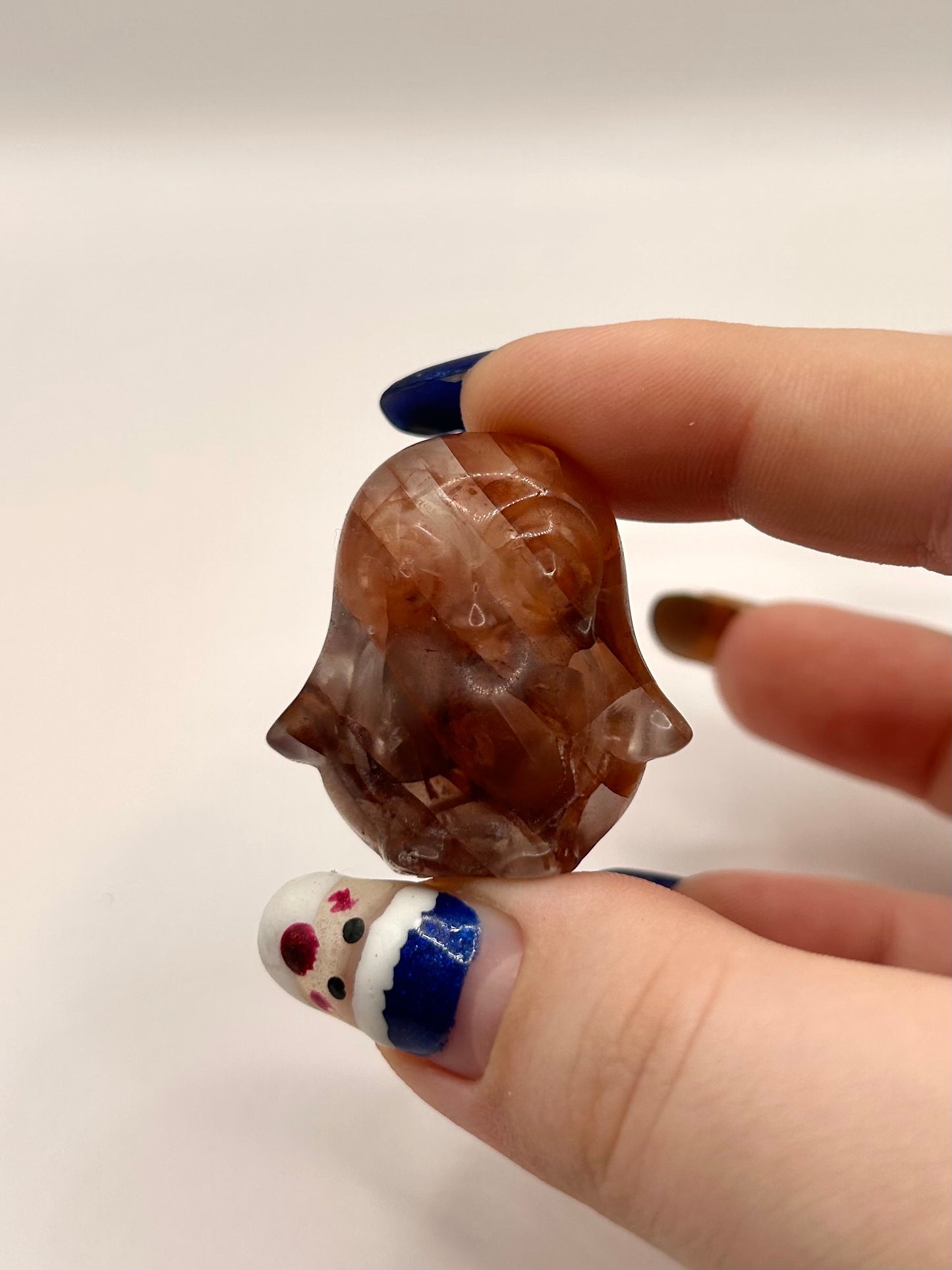 Fire quartz penguin