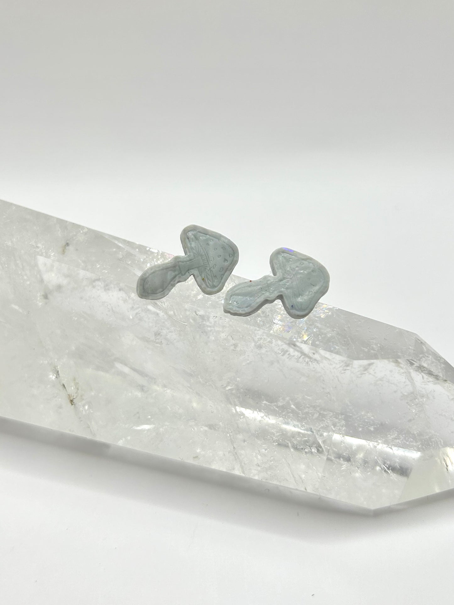 Grey Clay mushroom studs