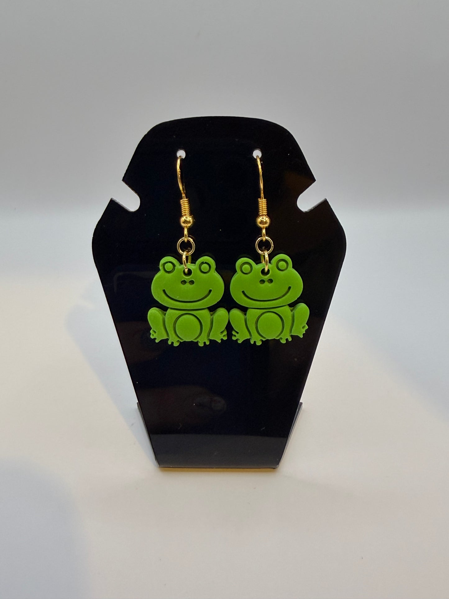Frog earrings