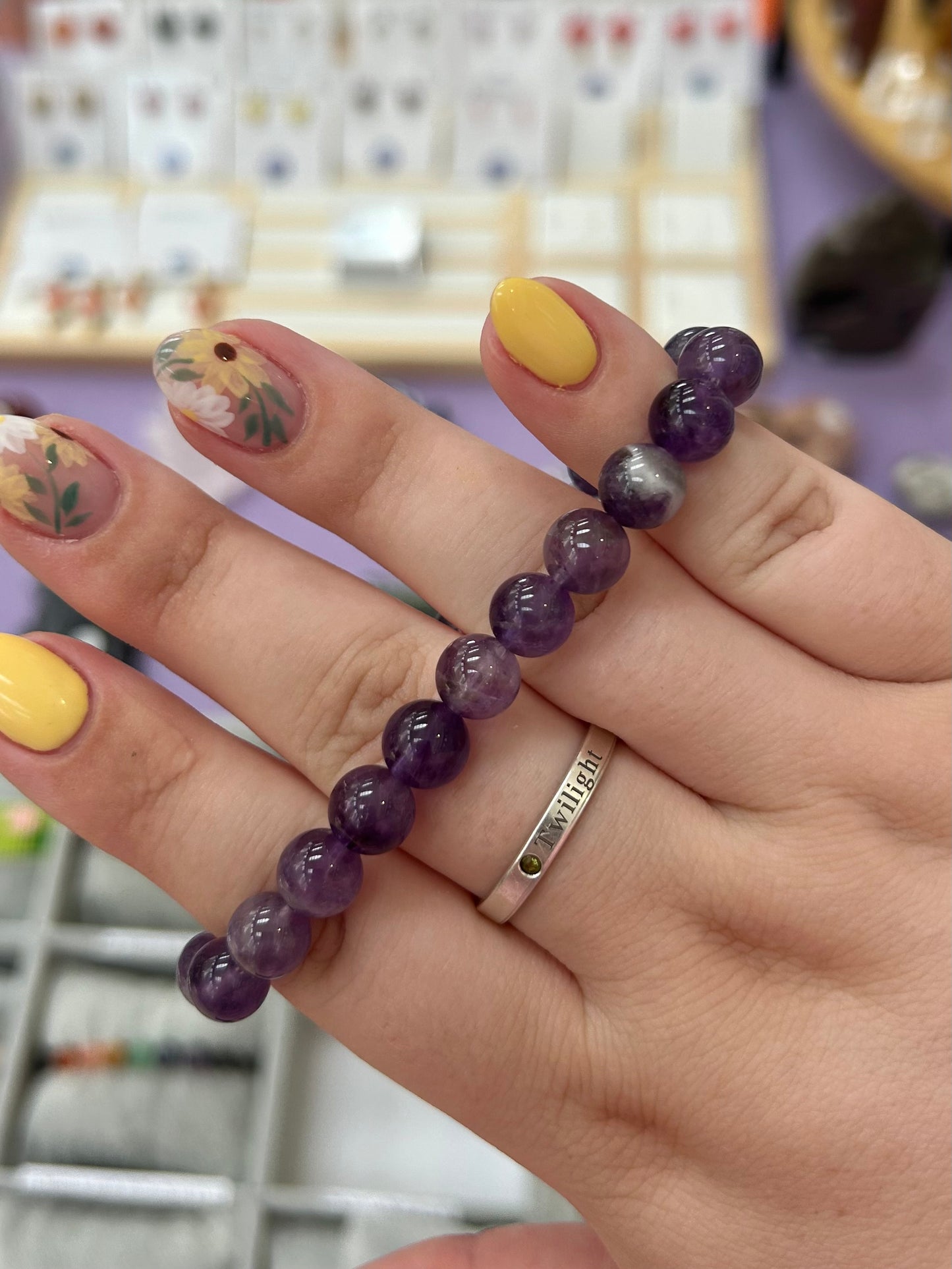 Amethyst bracelet