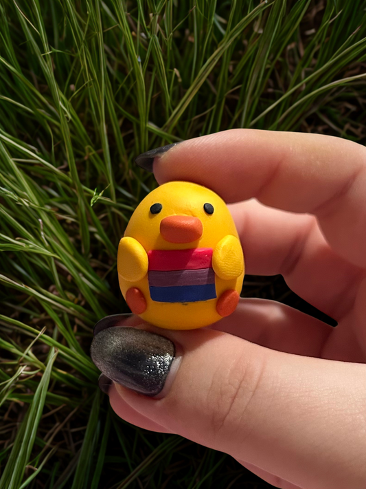 Bisexual flag duckie