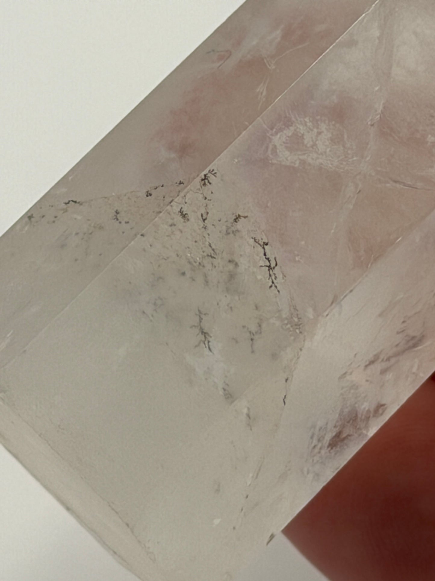 Clear quartz tower