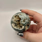 Cave filled Moss Agate sphere