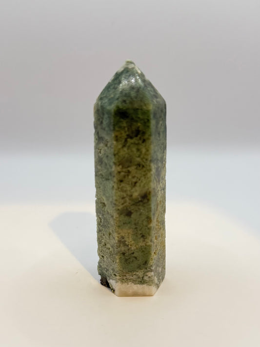 Mossy moss agate tower