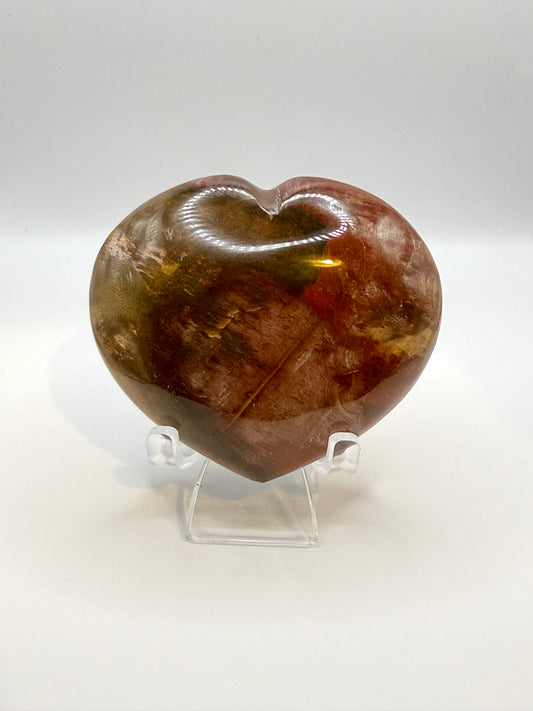 Smaller ocean jasper heart
