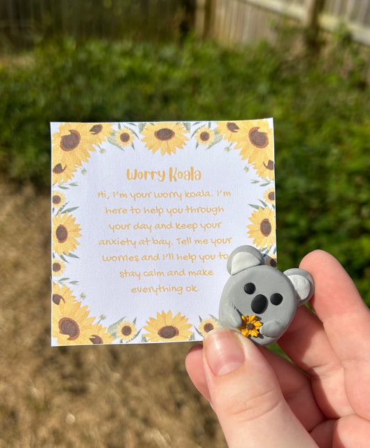 Worry Koala Sculpture
