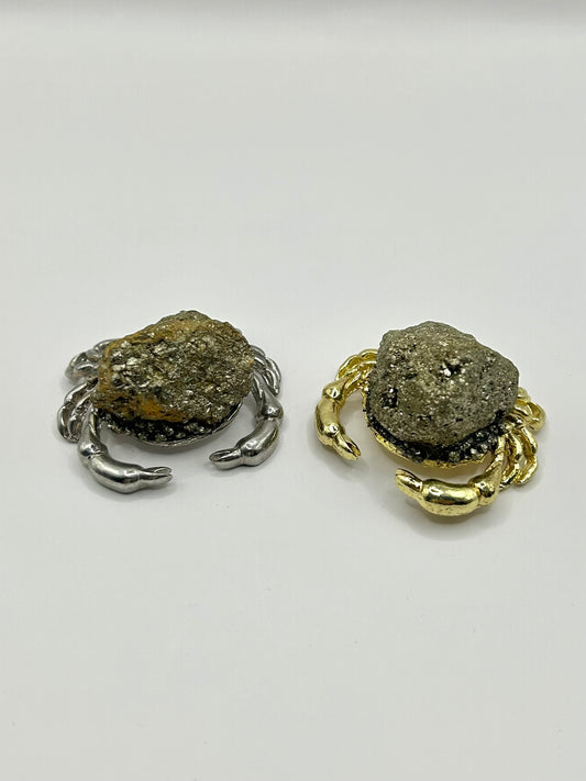 Pyrite crabs