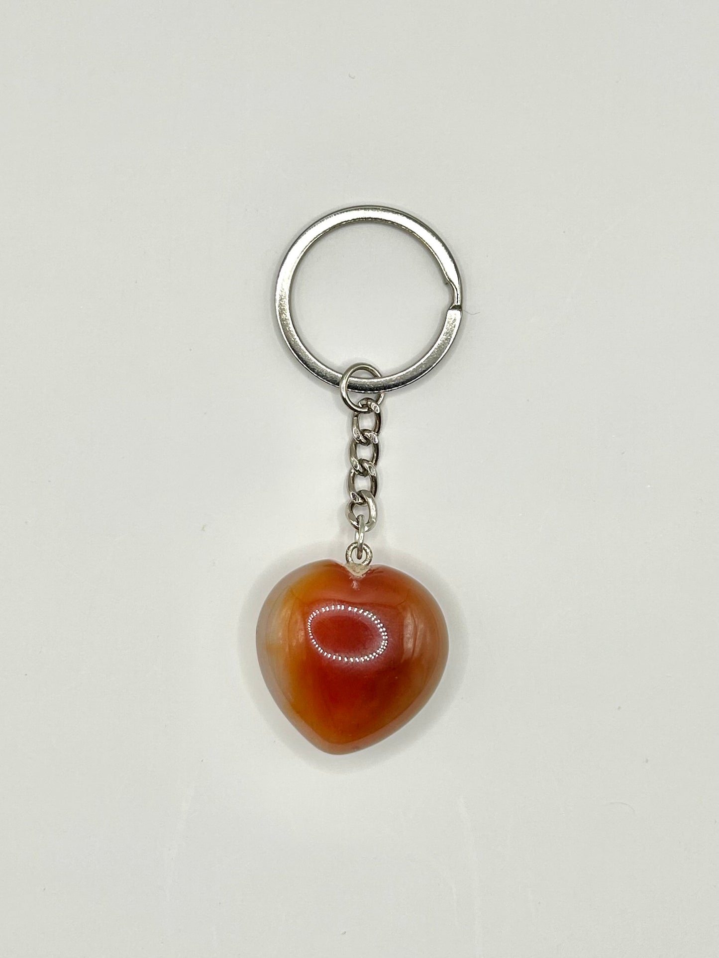 Crystal heart keyrings