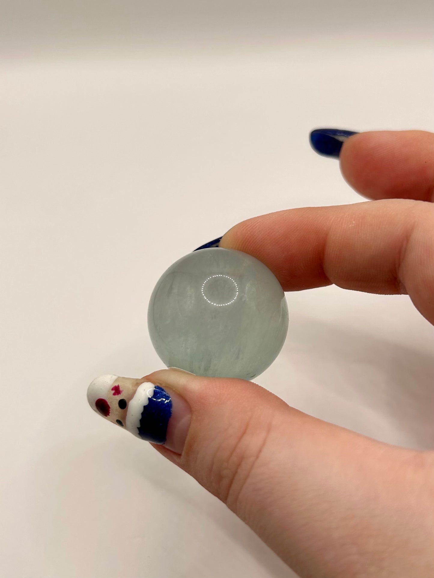 Green fluorite sphere