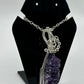 Amethyst cluster statement pendant