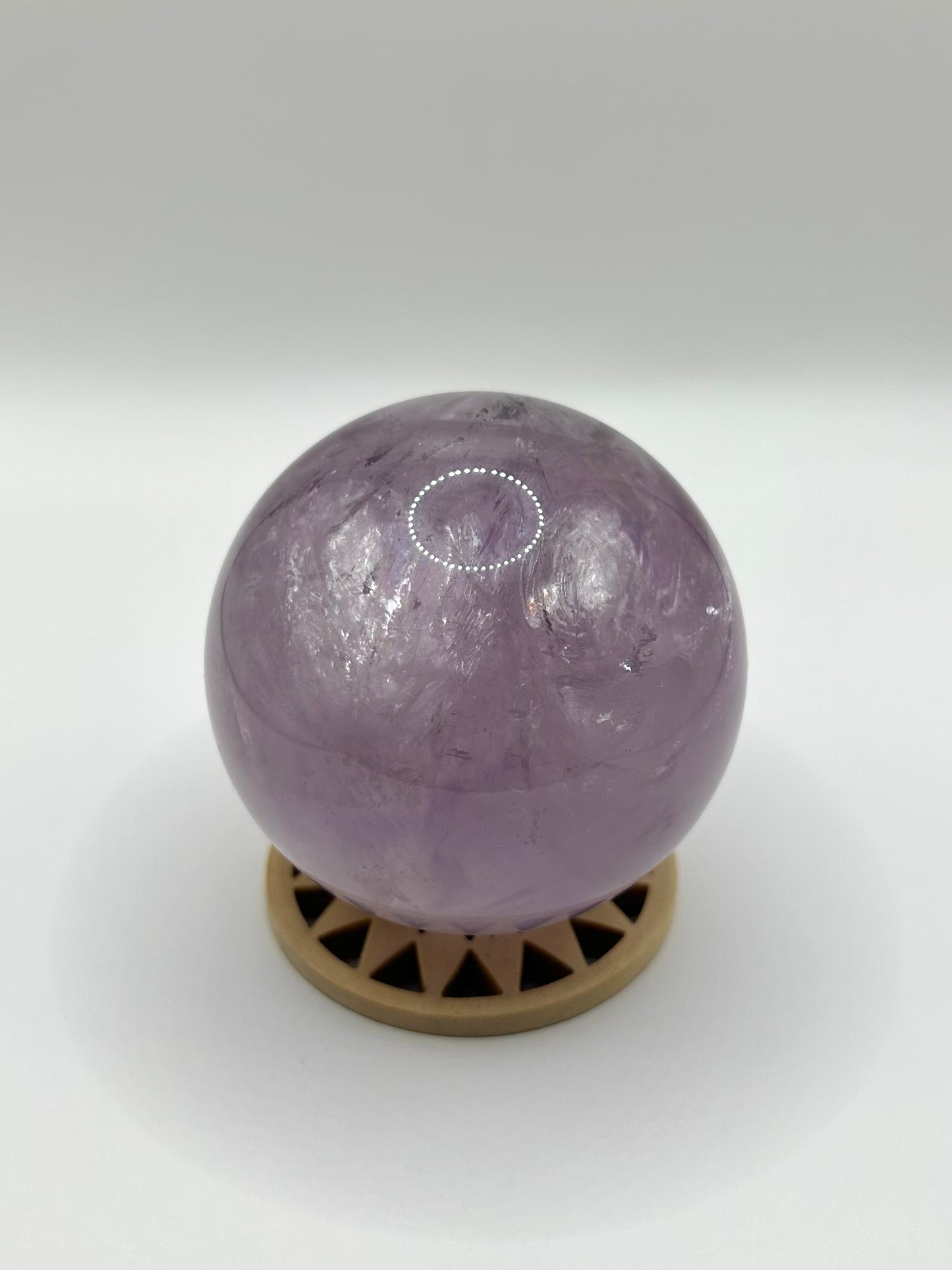 High quality amethyst sphere