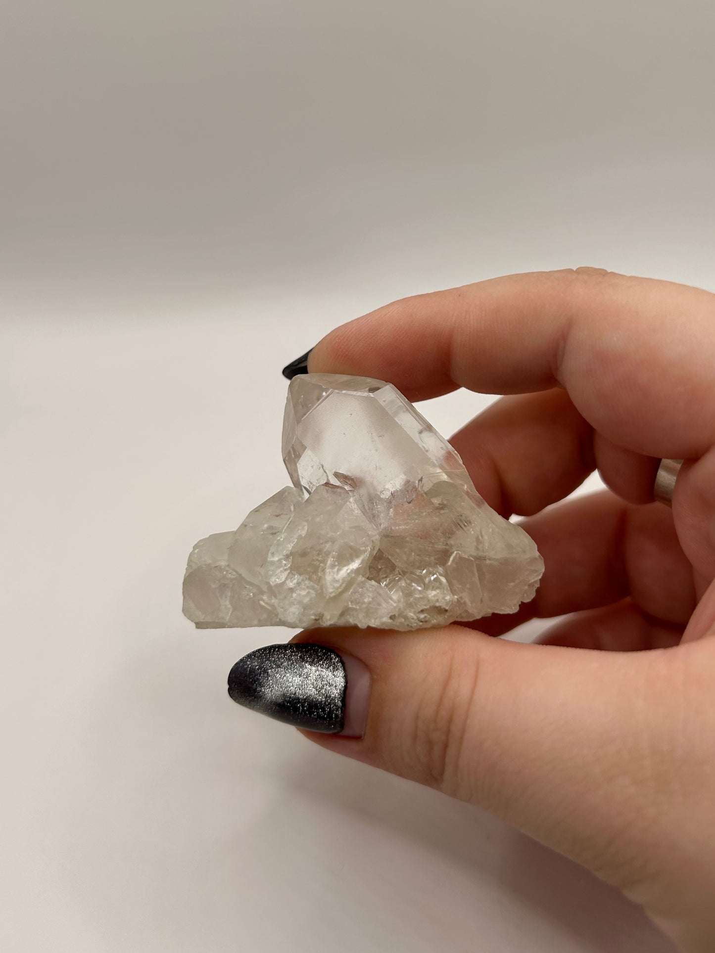 Small Clear Quartz point cluster