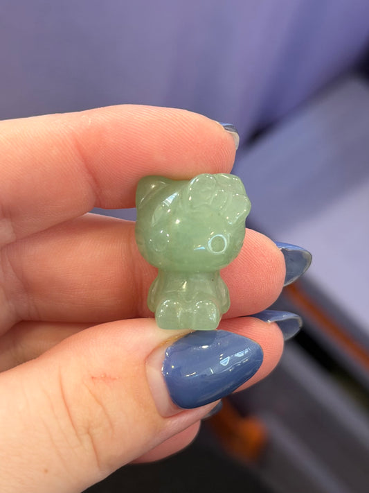 Green Aventurine kitty