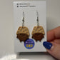Mushroom people earrings