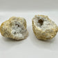 Cracked geode pair