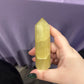 Lemon calcite tower
