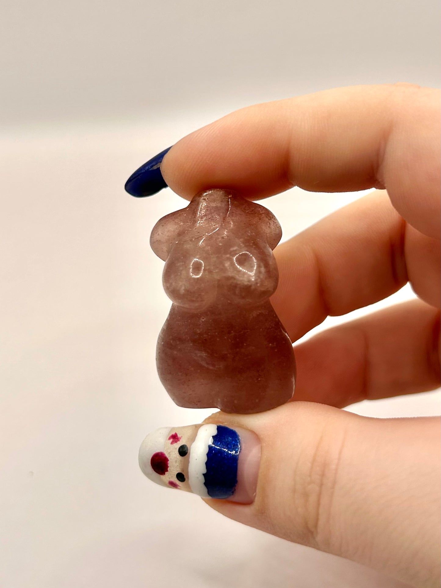 Crystal goddess carvings