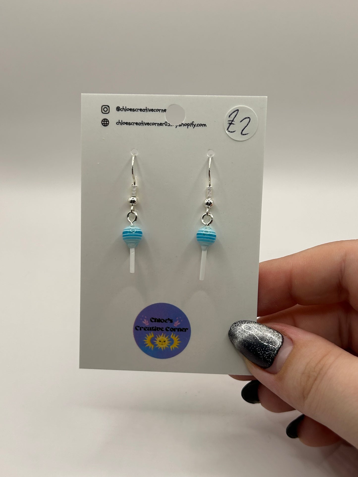 Mini lollipop earrings