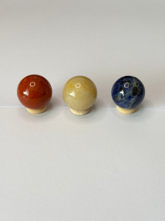 Larger crystal spheres