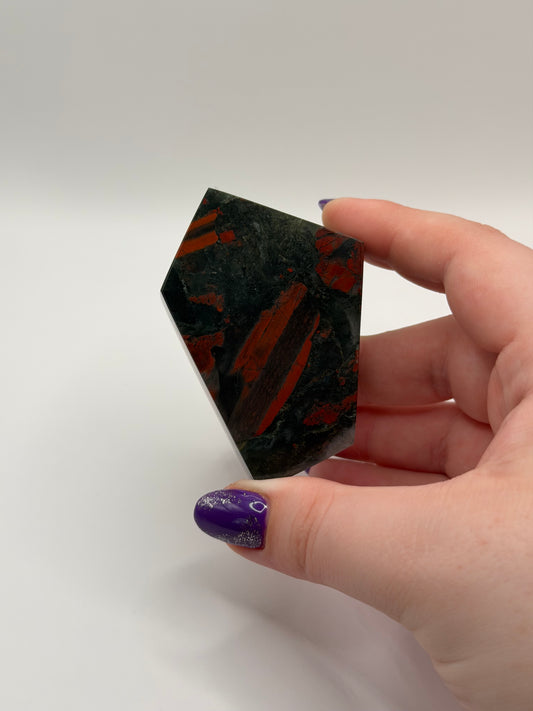 African bloodstone freeform