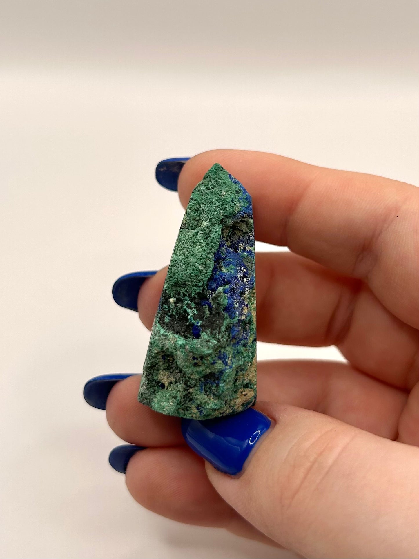 Raw Azurite x Malachite tower
