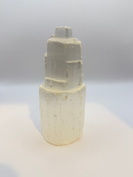 Satin spar raw tower