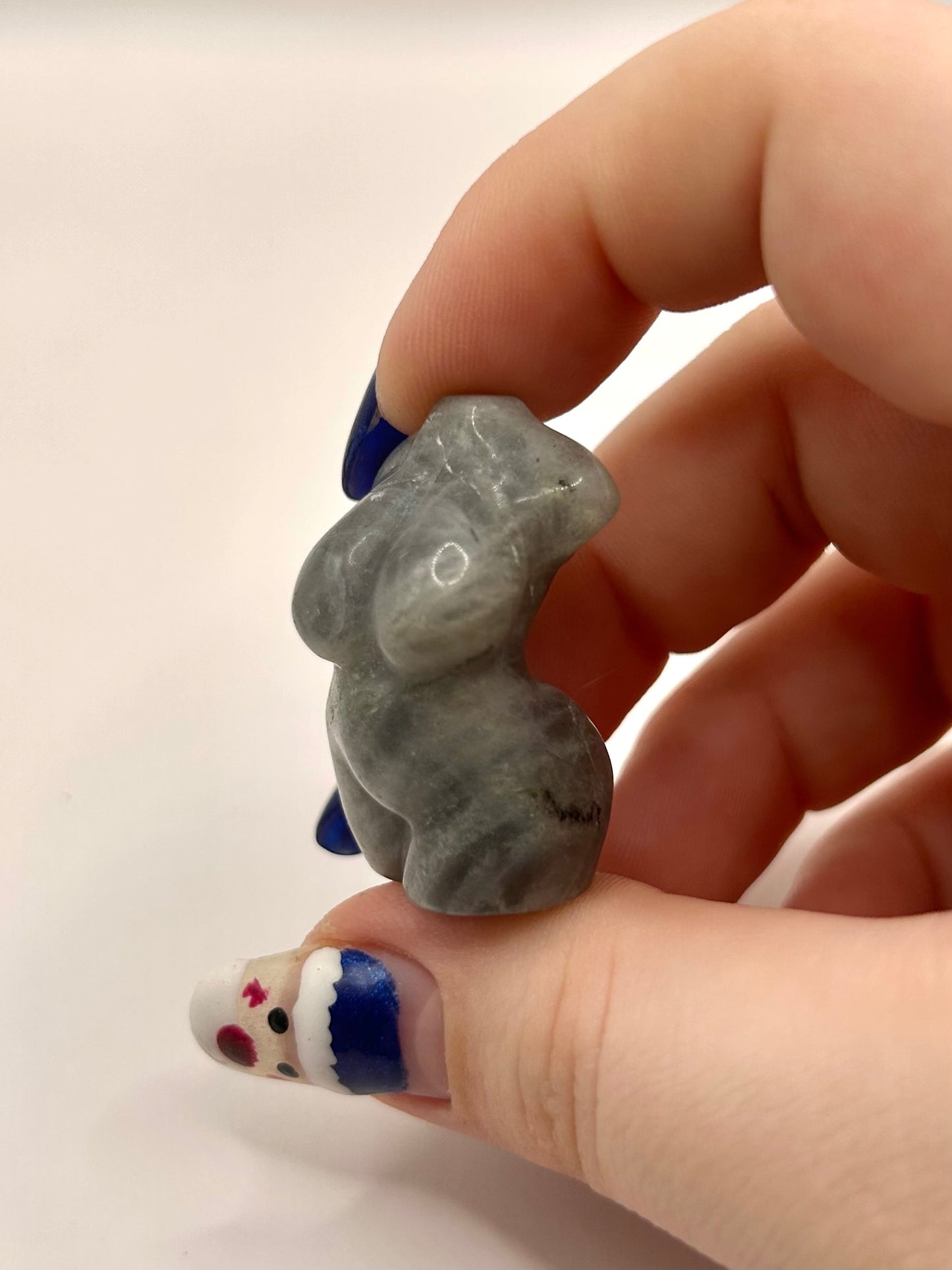 Crystal goddess carvings