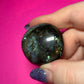 Blue flash labradorite palmstone