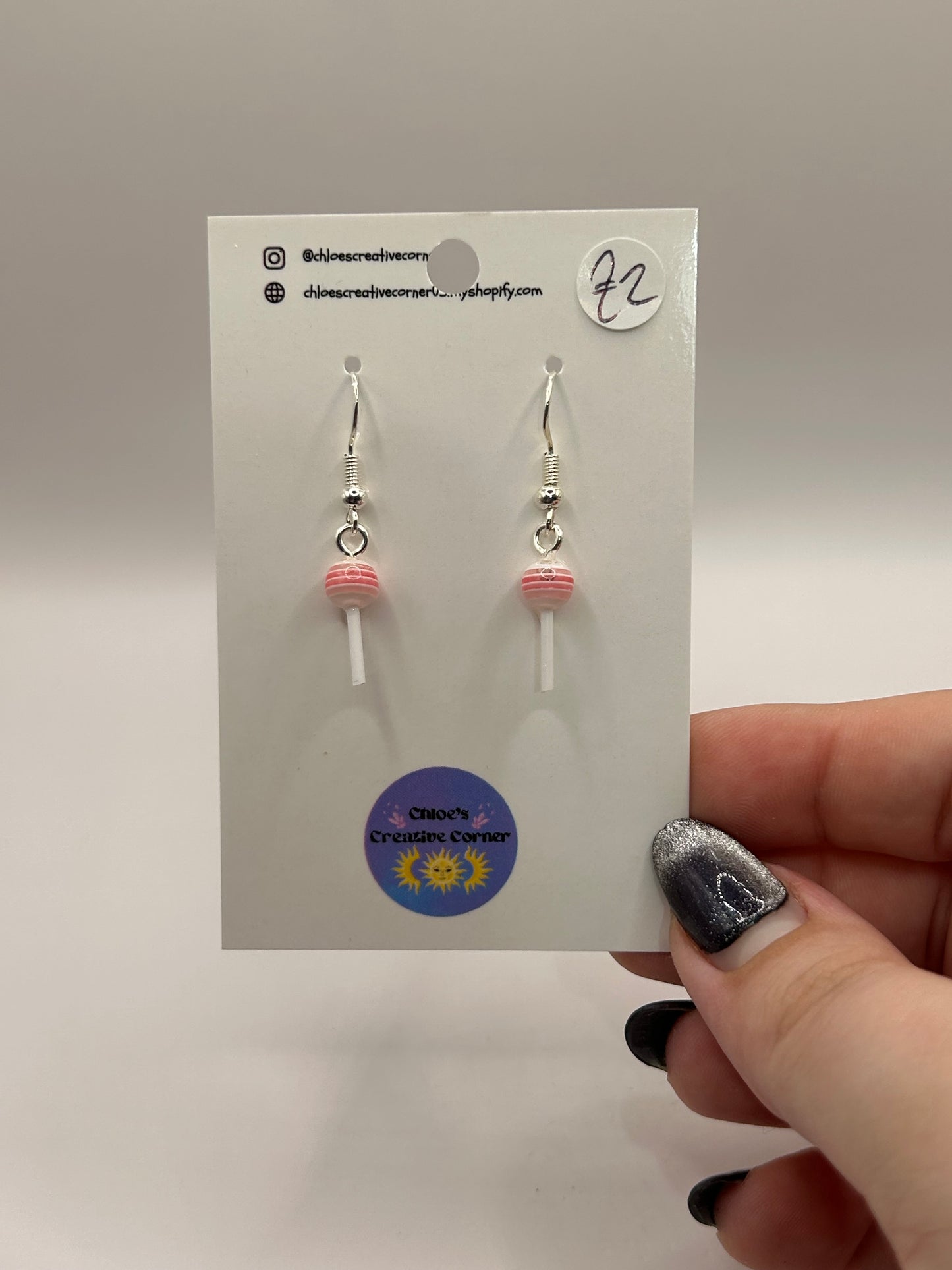 Mini lollipop earrings