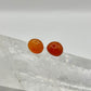 Carnelian stud earrings