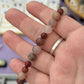 Pink agate x Mookaite bracelet
