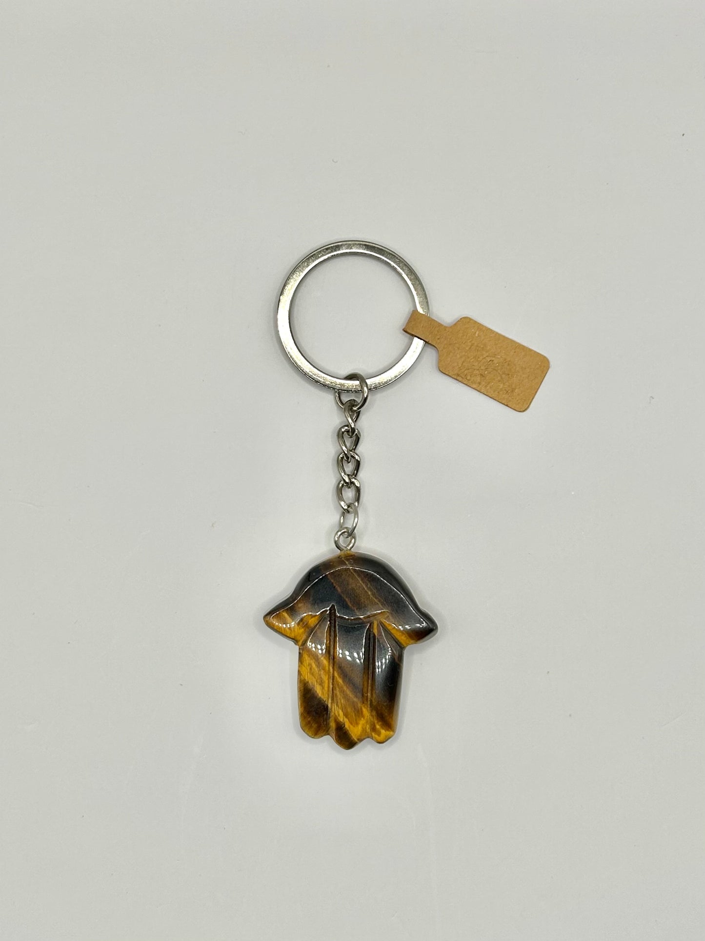 Crystal hamsa hand keyrings