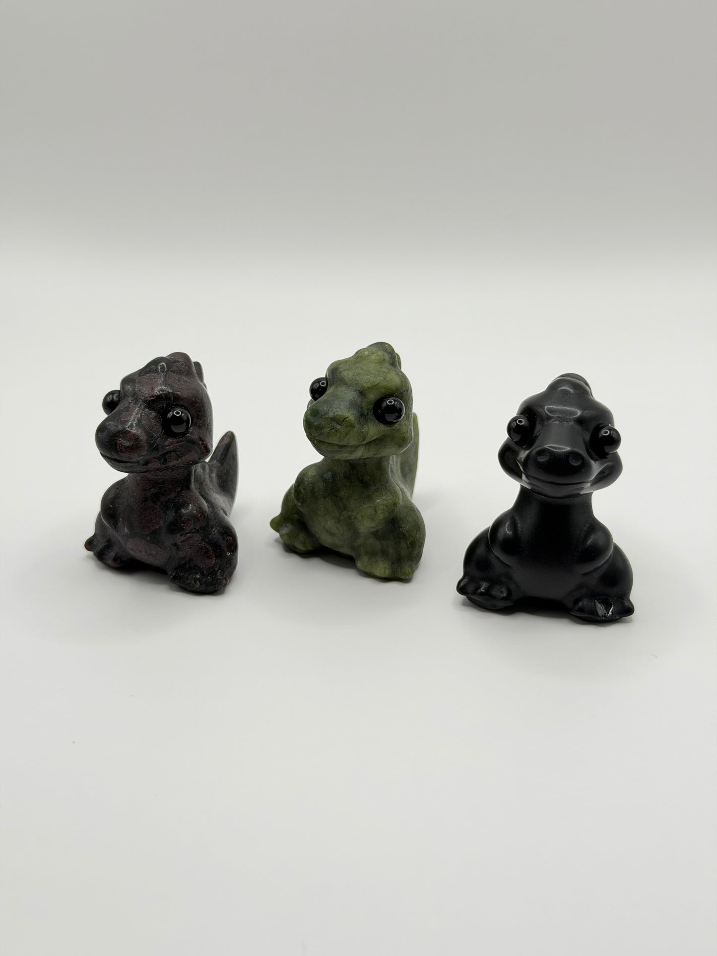 Dinosaur carvings