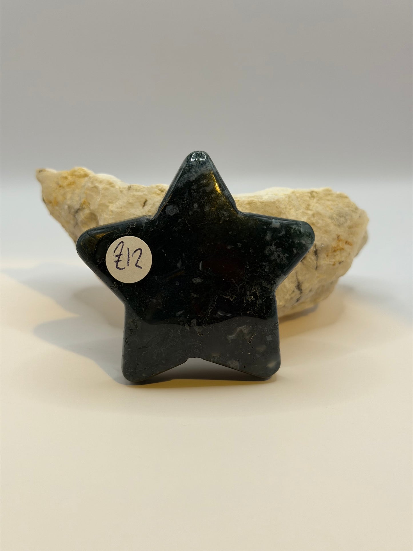 Moss agate star