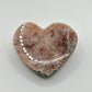 Pink amethyst heart