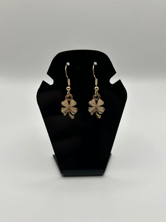 Four leaf clover earrings