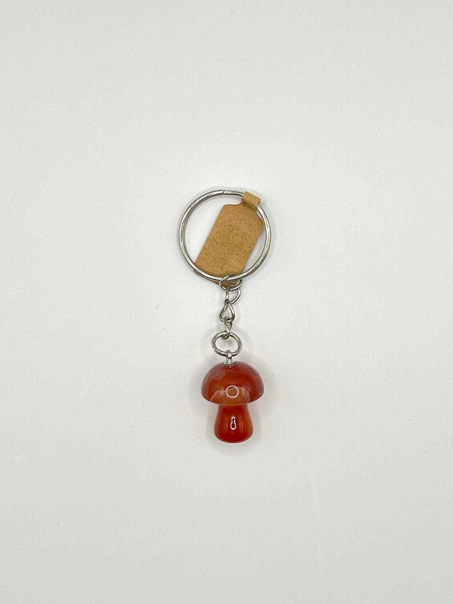 Crystal mushroom keyrings