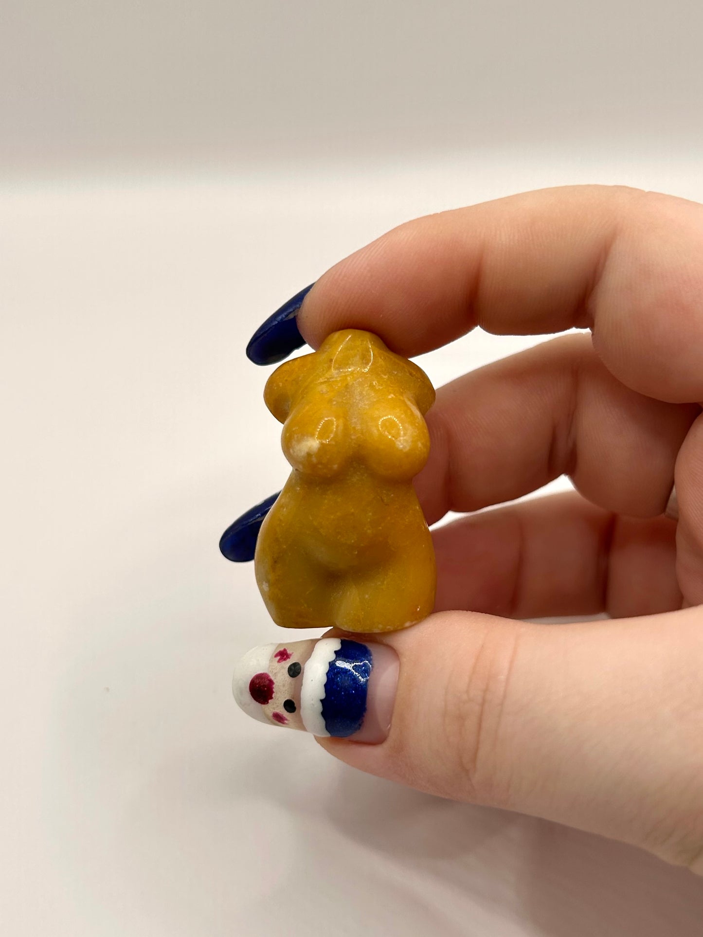 Crystal goddess carvings