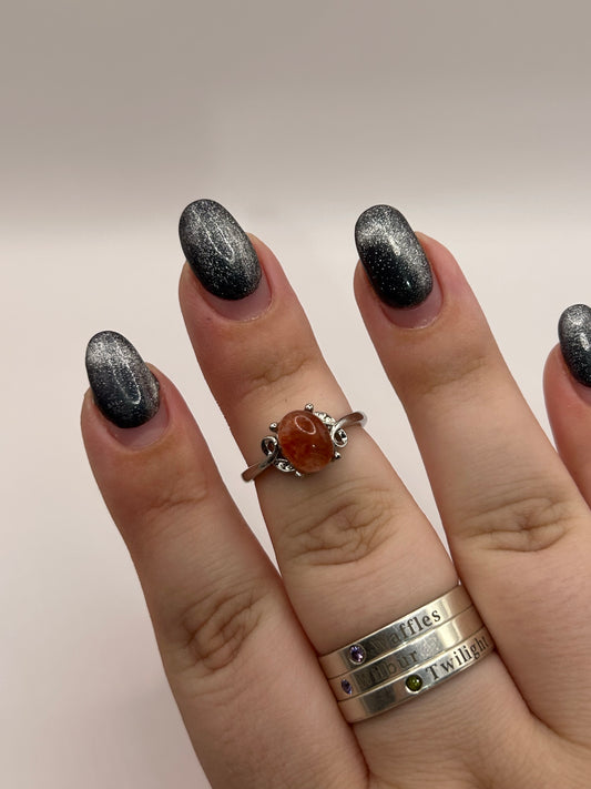Sunstone ring
