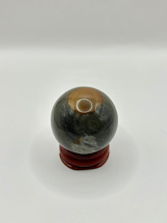 Polychrome jasper small sphere