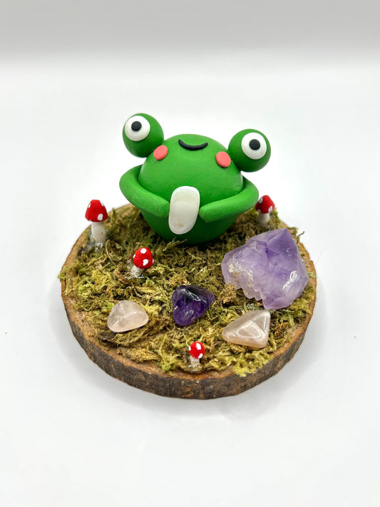 Froggy wood scene