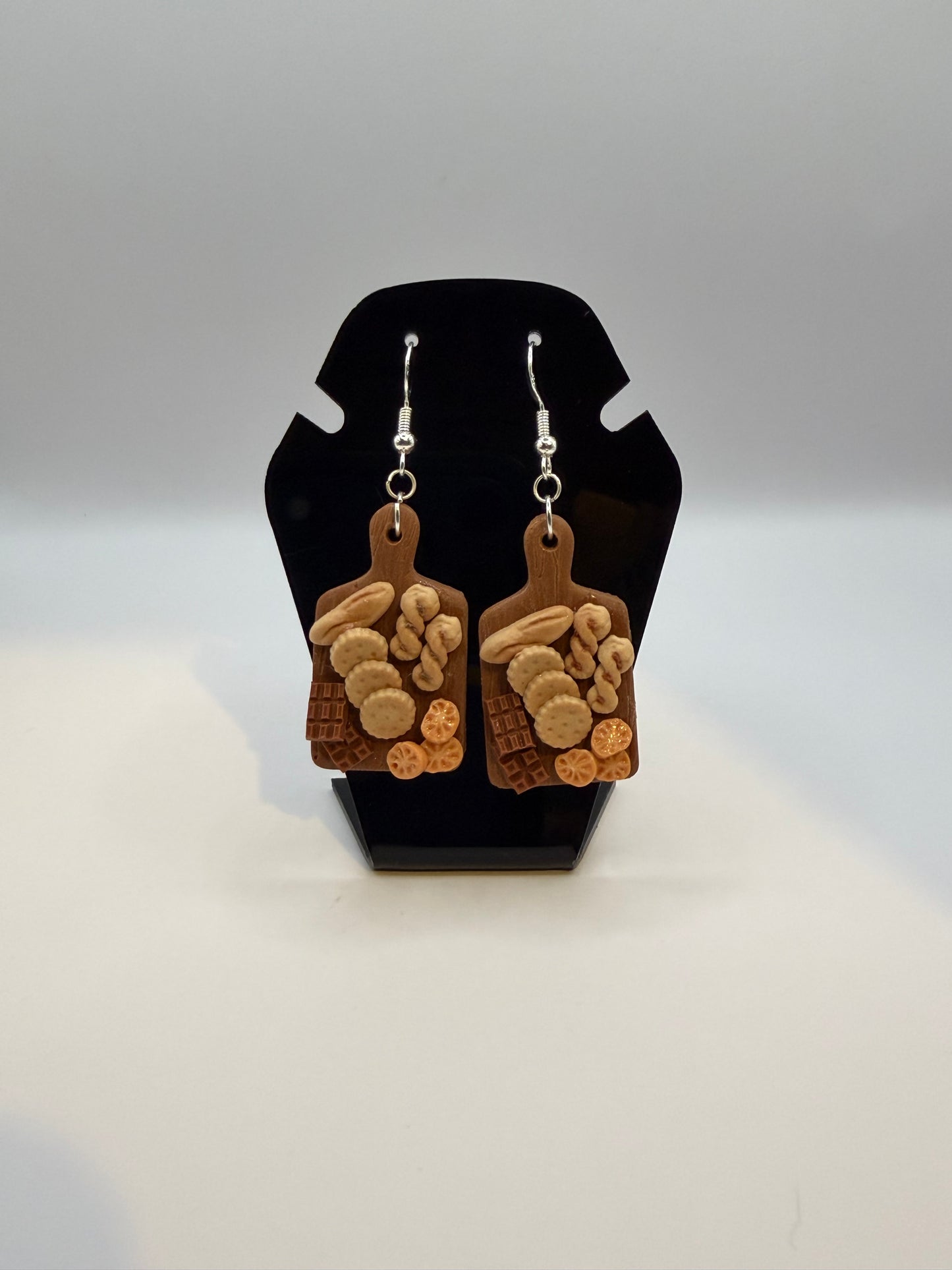 Charcuterie board earrings