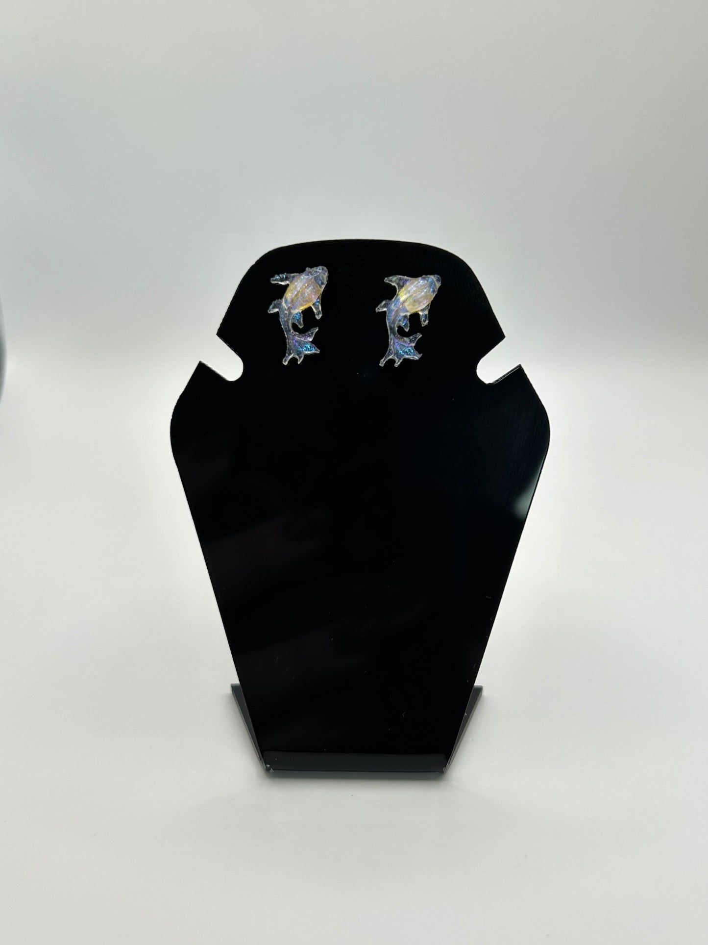 Koi fish stud earrings