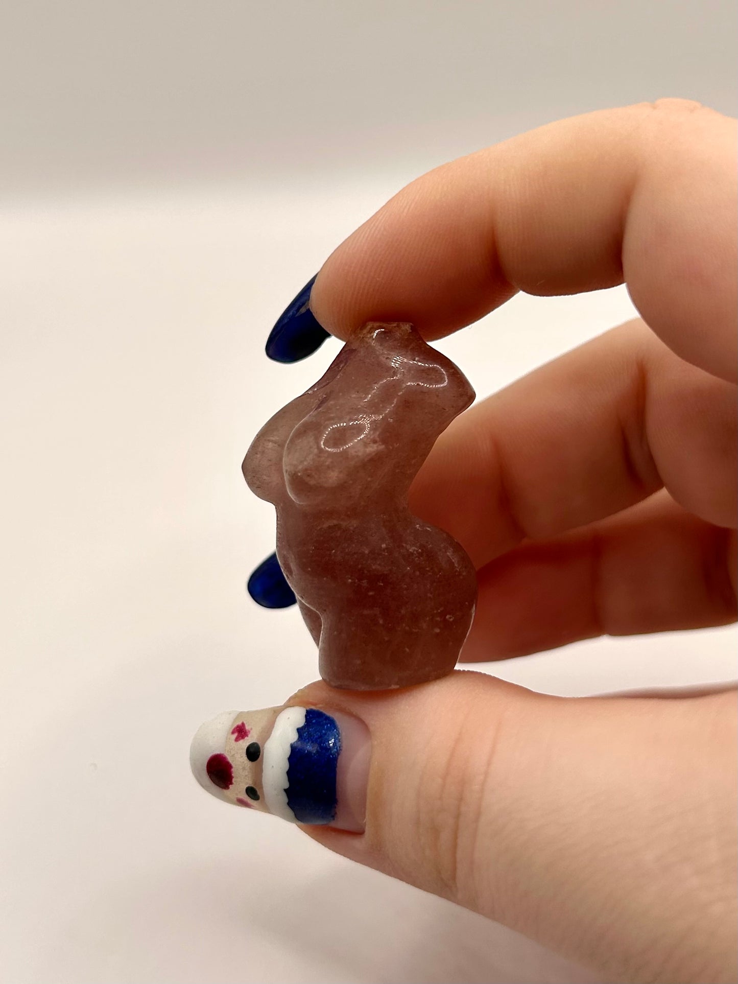 Crystal goddess carvings