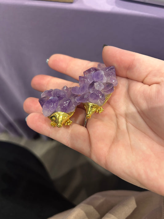Amethyst hedgehogs