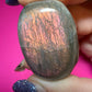 Pink small labradorite palmstone