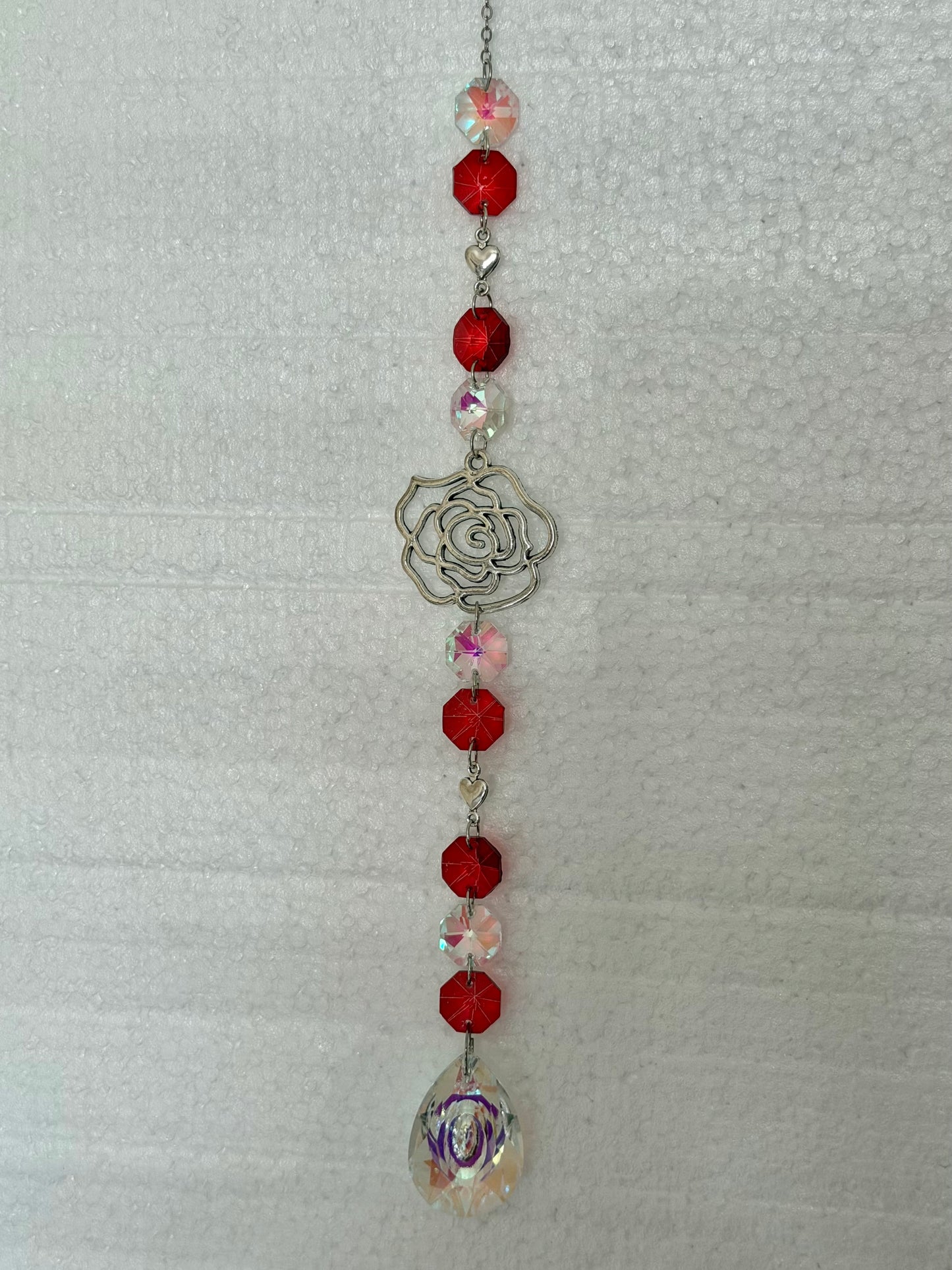 Rose sun catcher