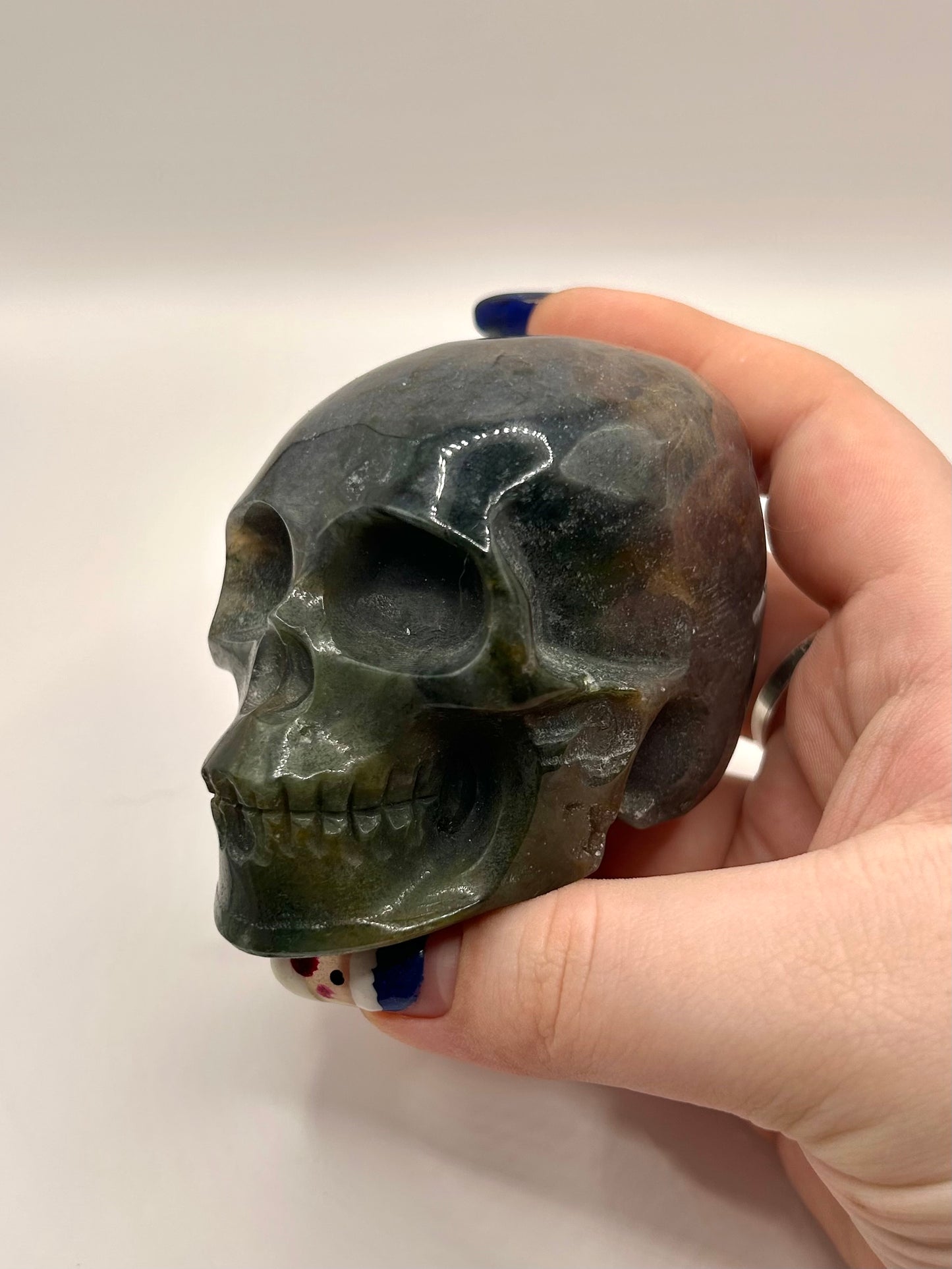 Large Ocean Jasper Skull