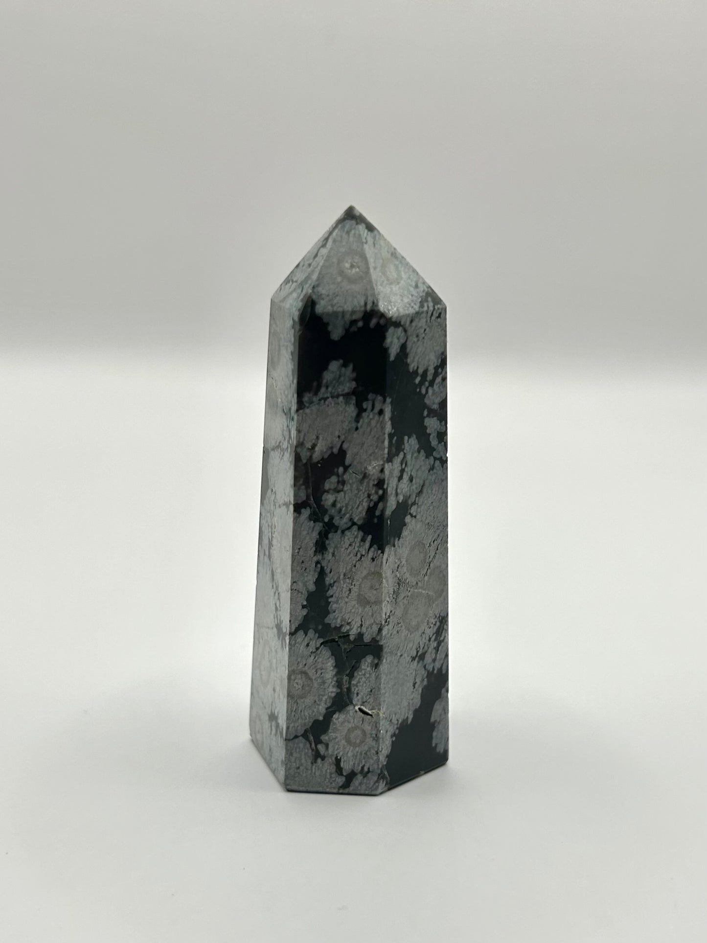 Snowflake obsidian tower