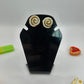 Cinnamon swirl stud earrings
